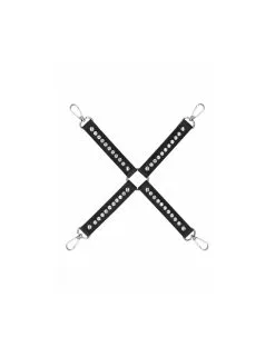 Ouch! Attache Menottes Pieds Et Mains Cloutées Diamant Ouch