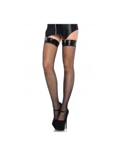 Bas Duo Résille Vinyle Leg Avenue