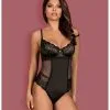 Obsessive Lingerie Body Amallie Noir Obsessive