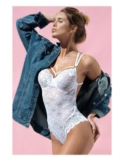 Obsessive Lingerie Body Dentelle Blanche Poésie