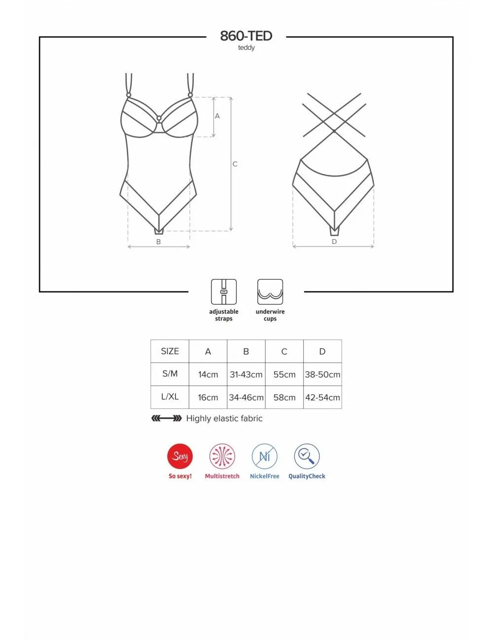 Obsessive Lingerie Body Dentelle Noire Poésie OBSESSIVE – Image 7