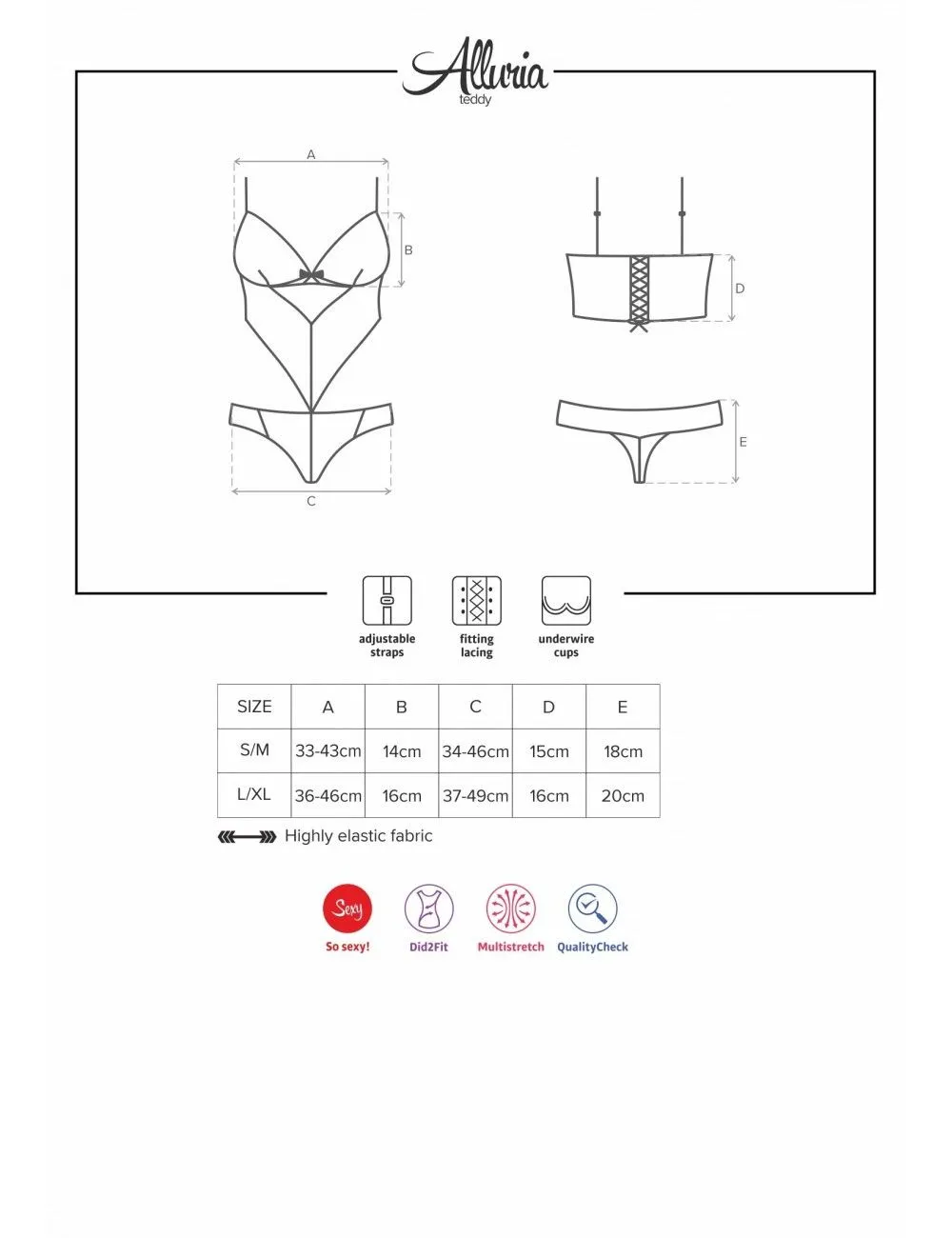 Obsessive Lingerie Body Glamour Et Dentelle Alluria OBSESSIVE – Image 7