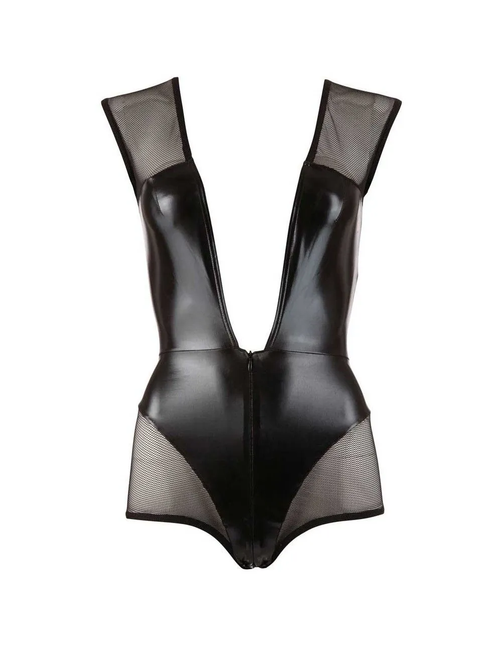 Body Noir Ouvert Et Décolleté Erotique Cottelli Collection – Image 5