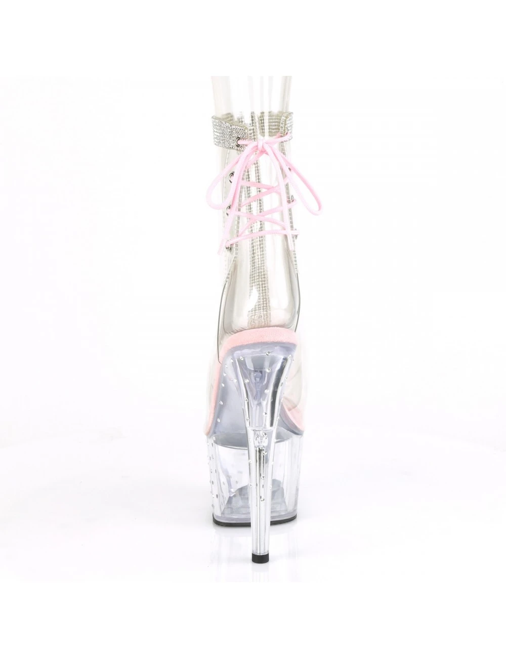 Pleaser USA Shoes Bottines à Lacets Rose Stardust PLEASER – Image 4