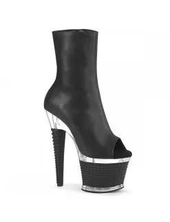 Pleaser USA Shoes Bottines Plateforme Ouverte Mat Spectator 1012 PLEASER