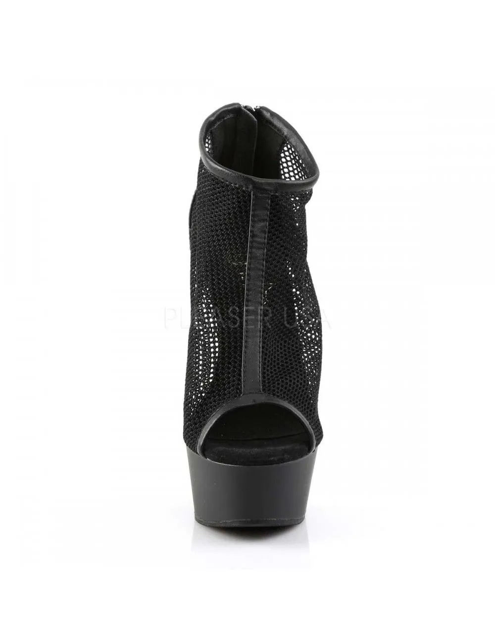 Pleaser USA Shoes Bottines Plateforme Résille Noir & Sexy PLEASER – Image 2