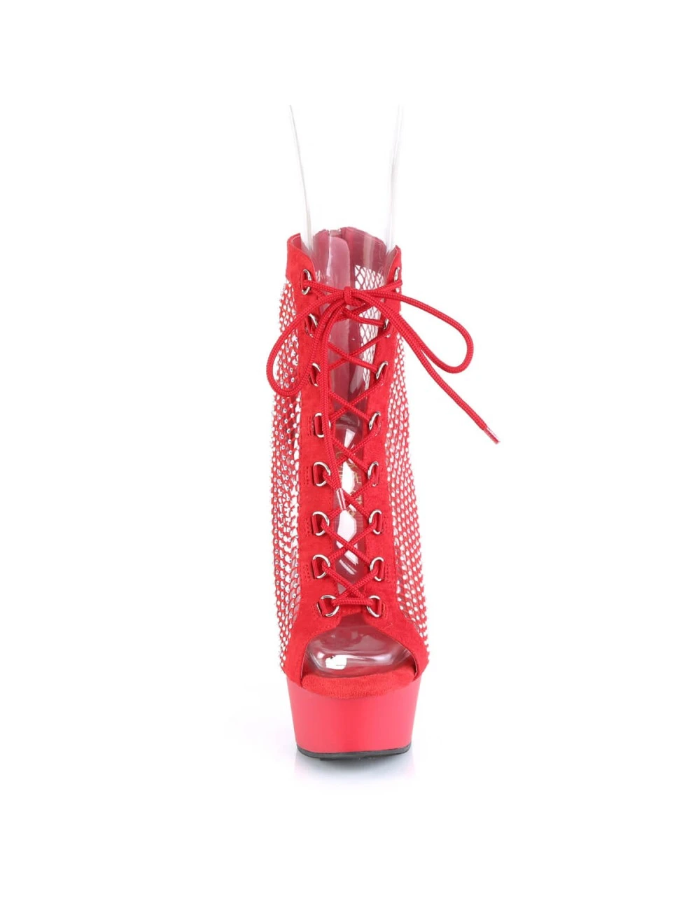 Pleaser USA Shoes Bottines Plateforme Rouge Delight-600-33RM PLEASER – Image 3