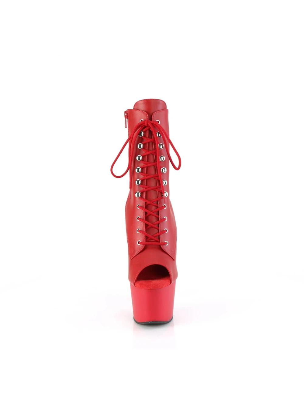 Pleaser USA Shoes Bottines Plateformes Adore 1021 Rouge Mat