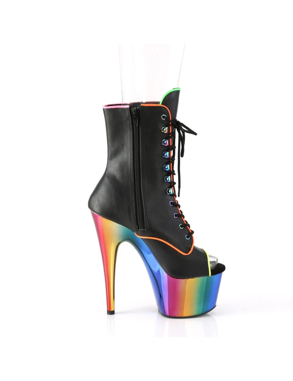 Pleaser USA Shoes Bottines Plateformes Adore 1021RC-02 Noir PLEASER – Image 3