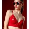 Brassière Vinyle Rouge Jade PATRICE CATANZARO