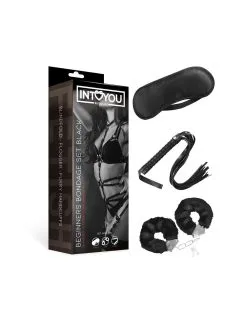 Coffret Beginners Bondage Noir 3 Pièces Intoyou