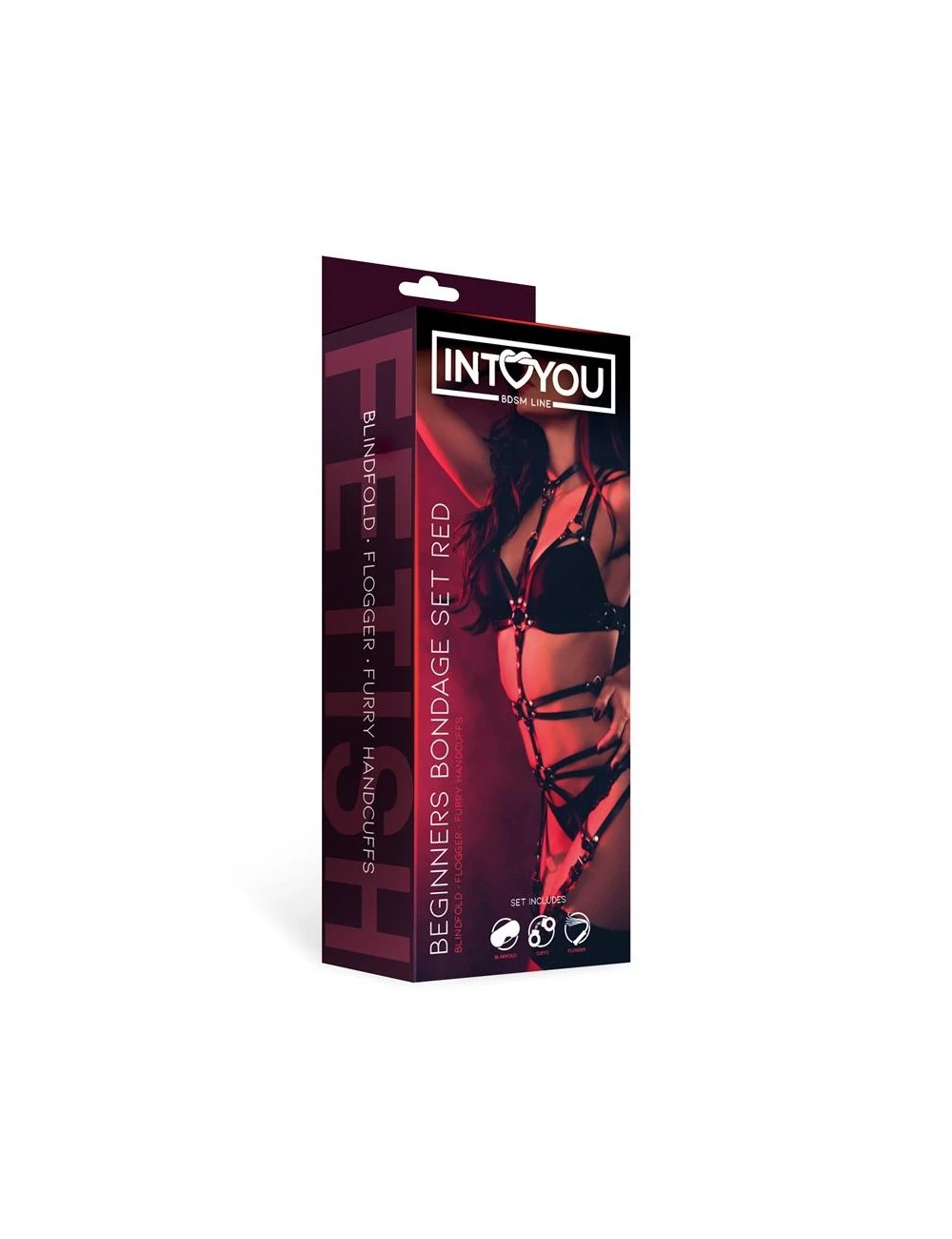 Coffret Beginners Bondage Rouge 3 Pièces Intoyou