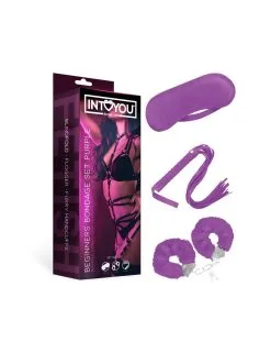 Coffret Beginners Bondage Violet 3 Pièces Intoyou