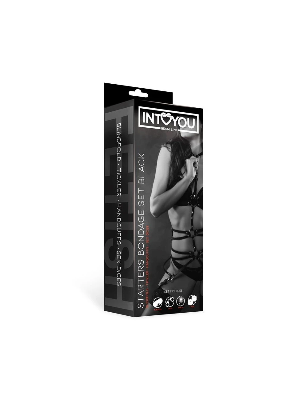 Coffret Initiation Bondage Noir 4 Pièces Intoyou – Image 3