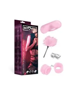 Coffret Initiation Bondage Rose 4 Pièces Intoyou