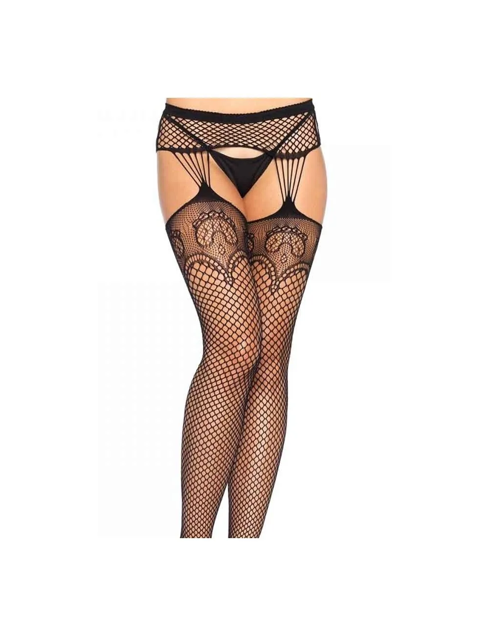 Collant Résille Jarretelles Orientale Leg Avenue – Image 2