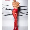 Passion Lingerie Collants Rouge Ouverts 30 DEN TI008R Passion