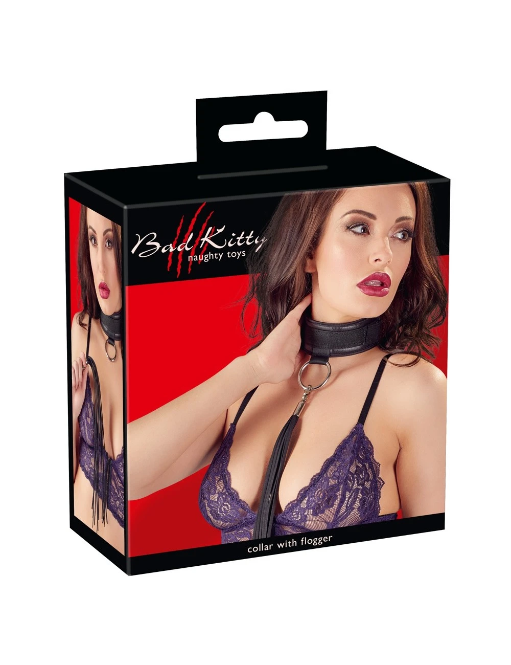 Collier Et Fouet Noir Bad Kitty – Image 3