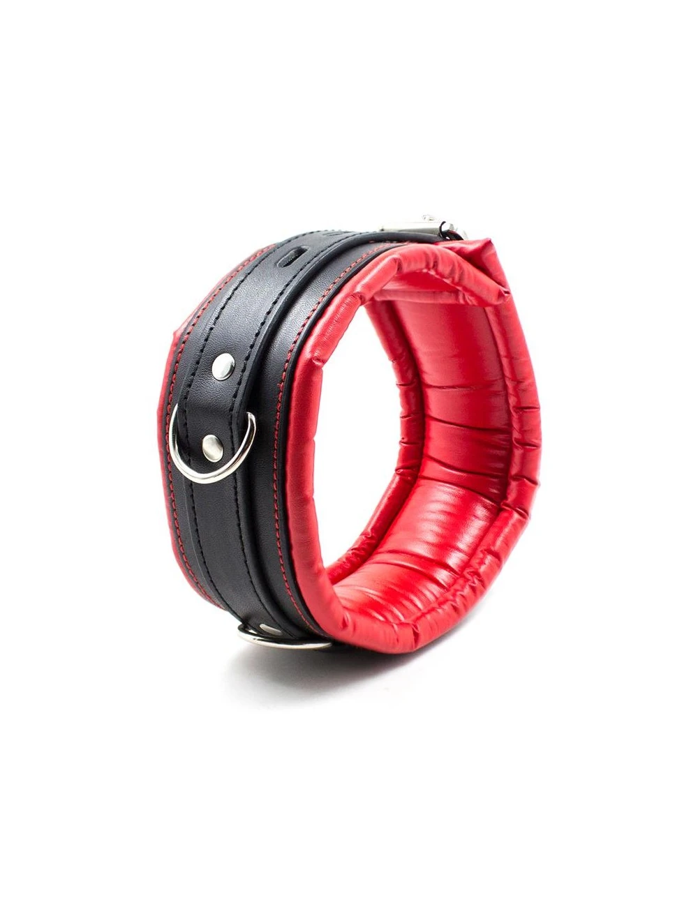 Collier Rembourré Et Laisse Métal Fetish Addict – Image 3