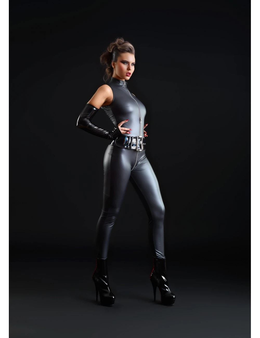 Patrice Catanzaro Combinaison Angelica Noir Mat CATANZARO – Image 2