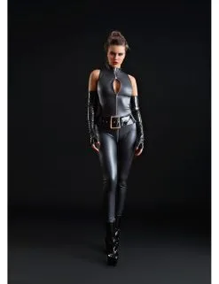 Patrice Catanzaro Combinaison Angelica Noir Mat CATANZARO