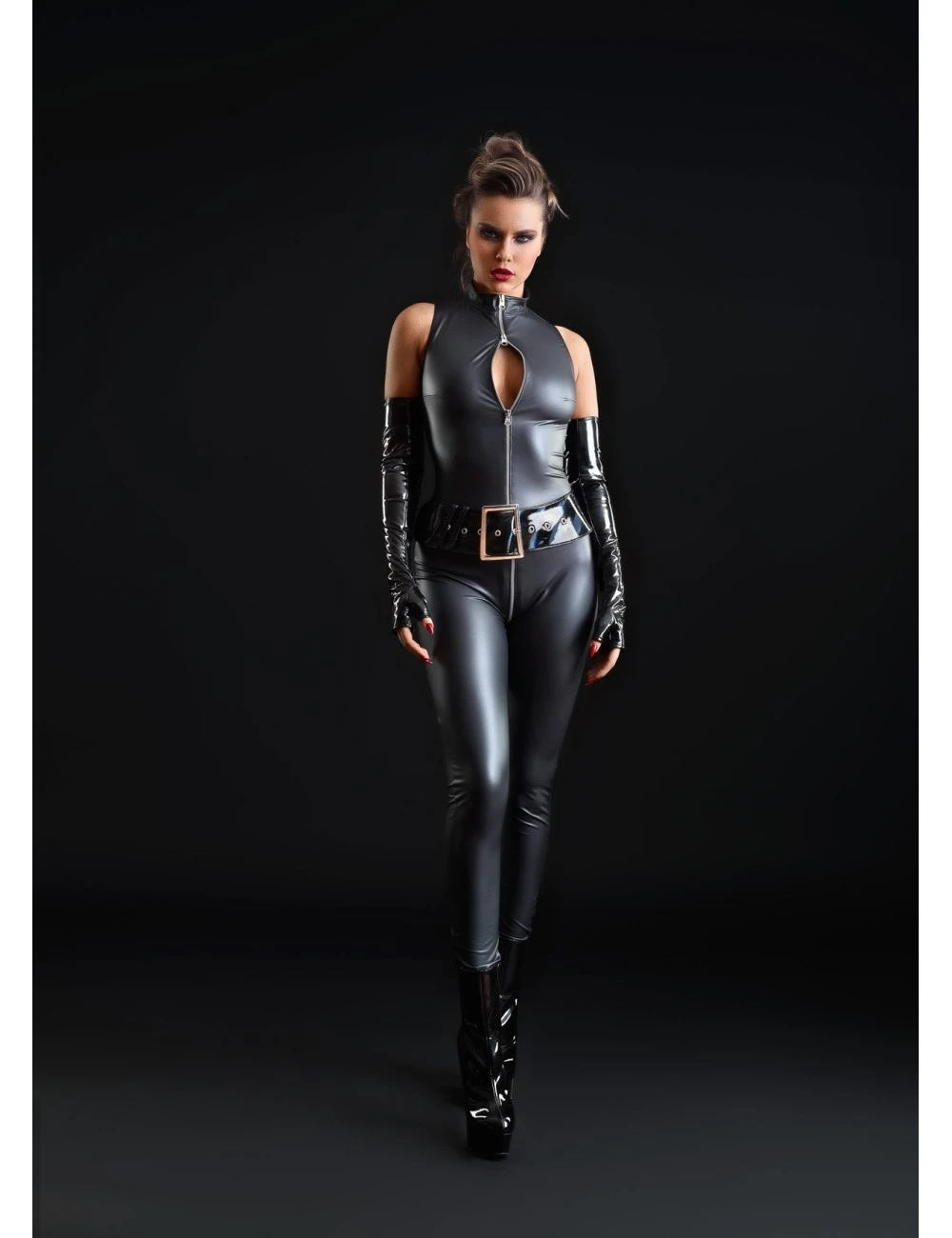 Patrice Catanzaro Combinaison Angelica Noir Mat CATANZARO