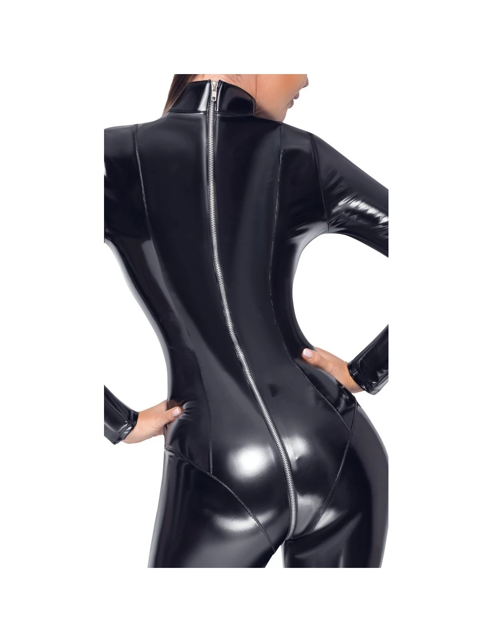 Combinaison Vinyle Zip Black Level – Image 2