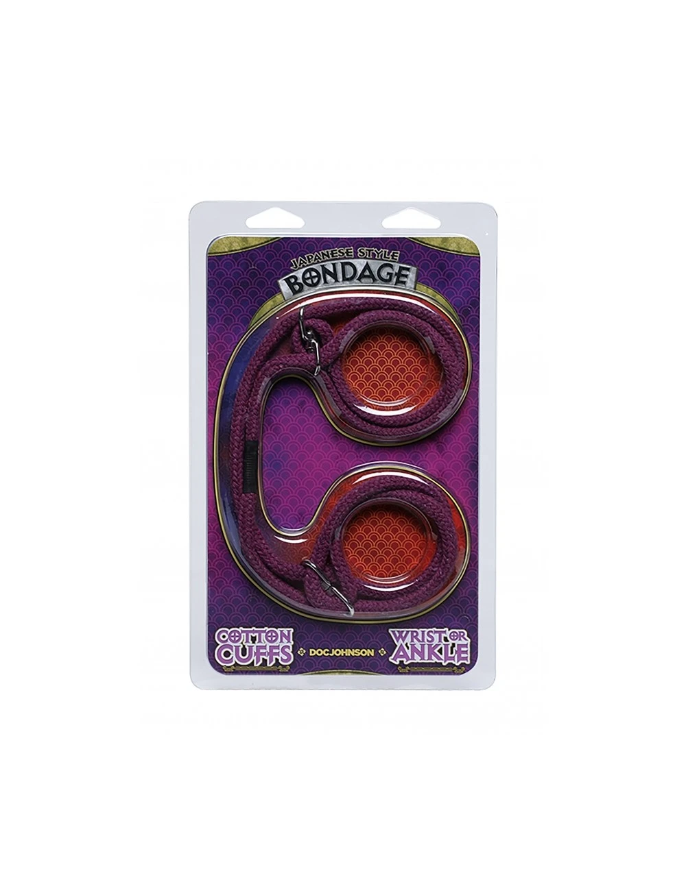 Ouch! Corde Bondage Poignets Chevilles Violet Ouch – Image 2