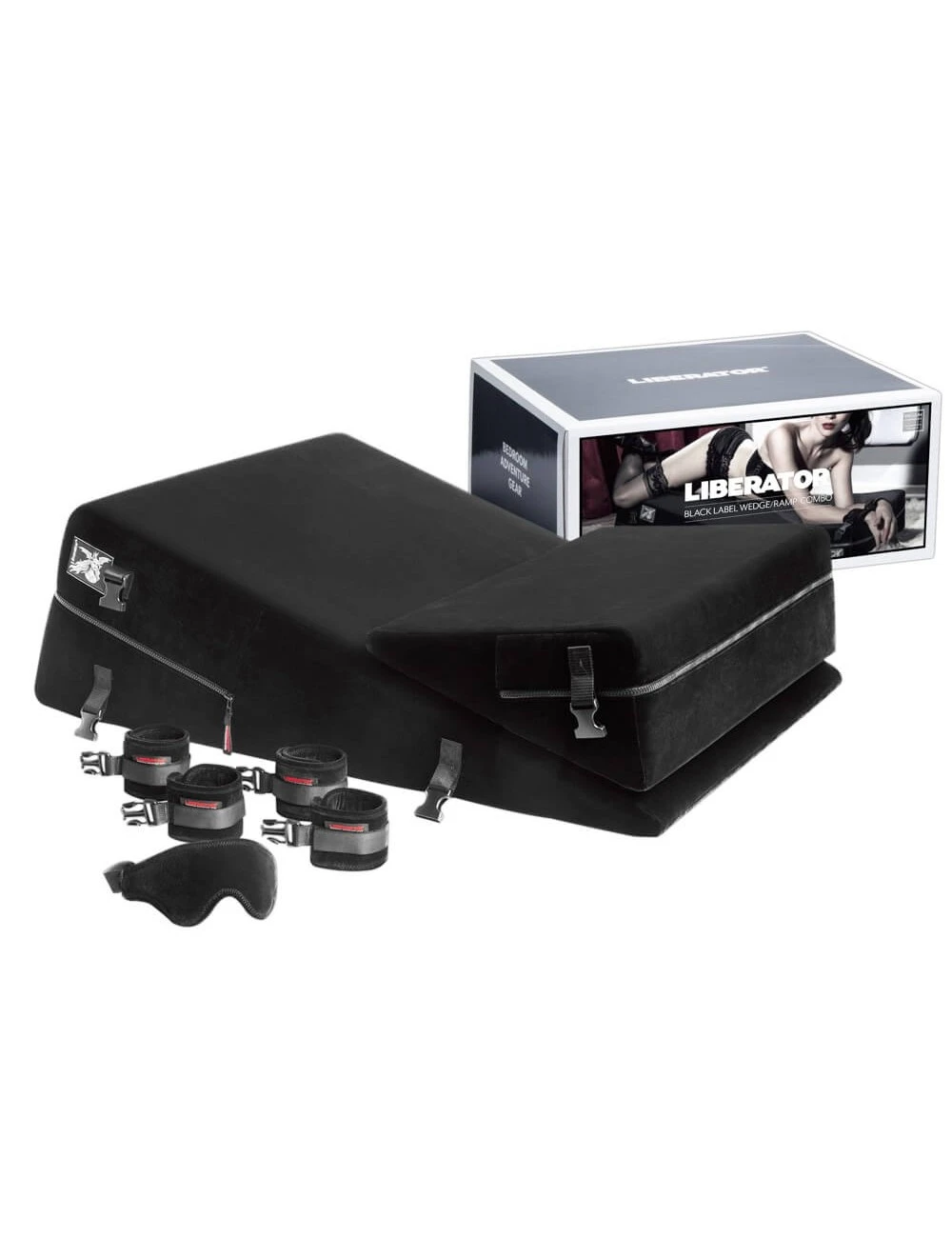 Coussin Noir Avec Menottes Wedge Liberator