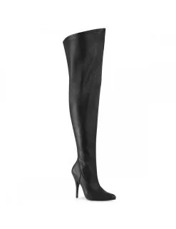 Pleaser USA Shoes Cuissardes Large Noir Mat PLEASER