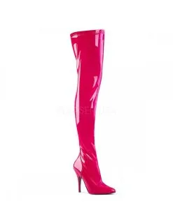 Pleaser USA Shoes Cuissardes Rose Brillant Seduce3000 PLEASER