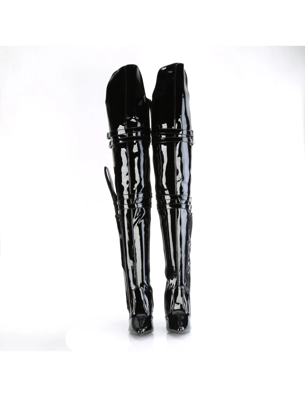 Pleaser USA Shoes Cuissardes Talons Hauts Noir Seduce 3080 Pleaser – Image 2