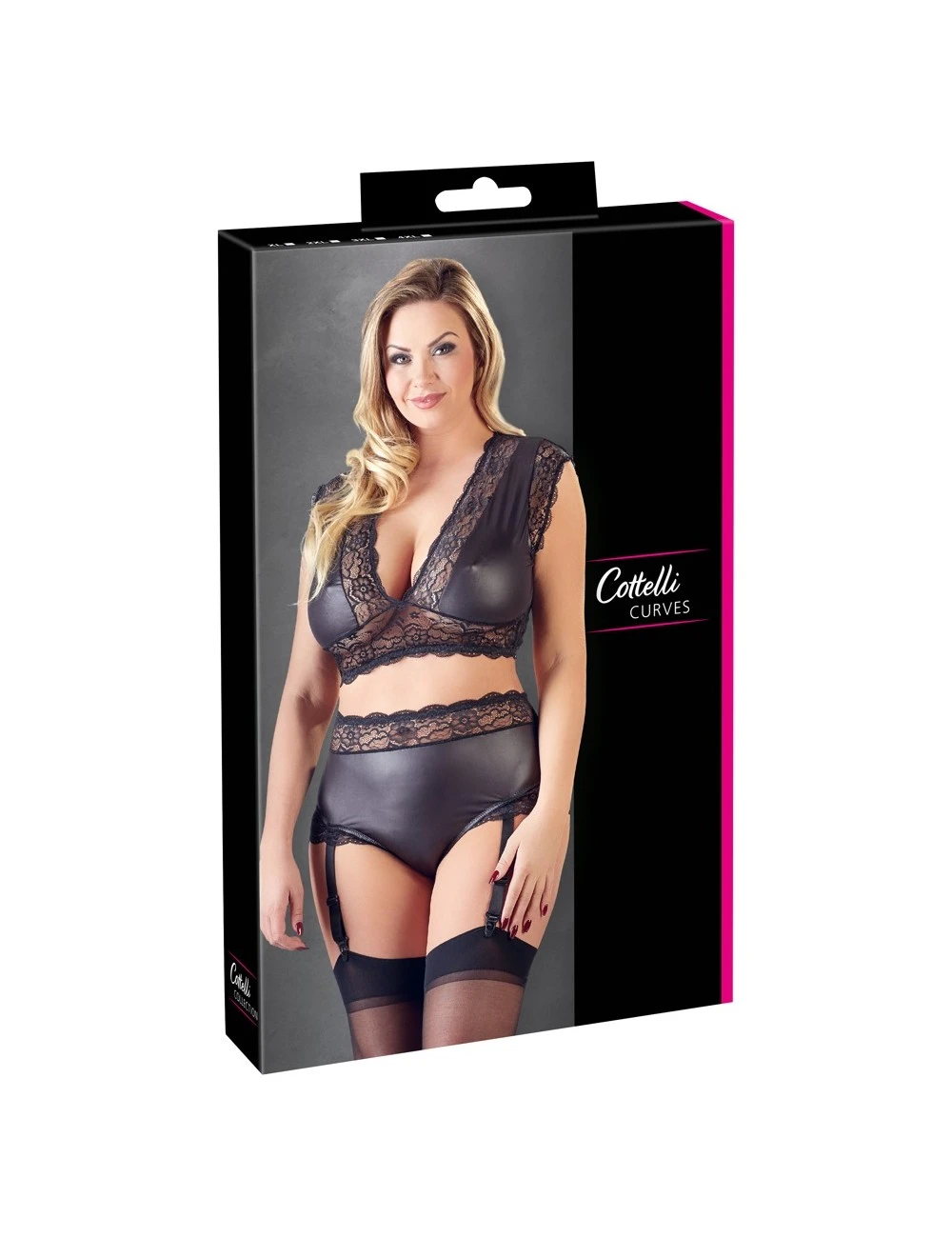 Ensemble 2 Pièces Carla Noir Mat Cottelli Collection – Image 6