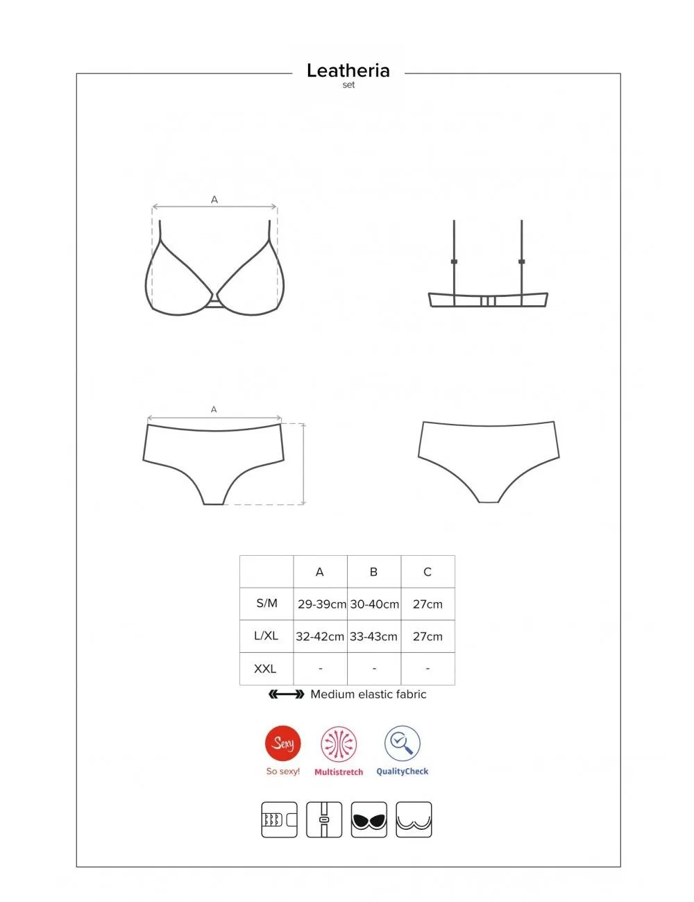 Obsessive Lingerie Ensemble 2 Pièces Leatheria Obsessive – Image 7