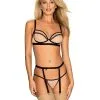 Obsessive Lingerie Ensemble 3 Pièces Nude Nudelia Obsessive