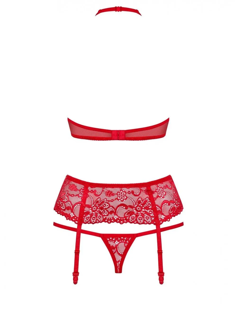 Obsessive Lingerie Ensemble 3 Pièces Passion Rouge OBSESSIVE – Image 6