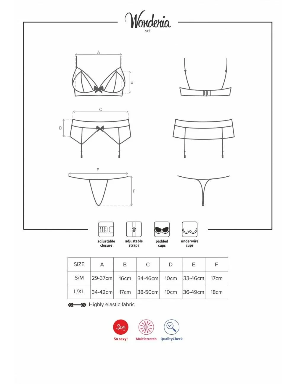 Obsessive Lingerie Ensemble 3 Pièces Wonderia Obsessive – Image 7