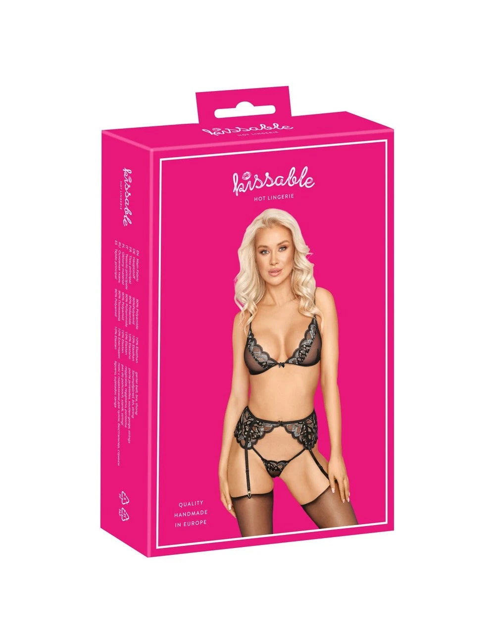 Ensemble Dentelle 3 Pièces Greylia Kissable – Image 5