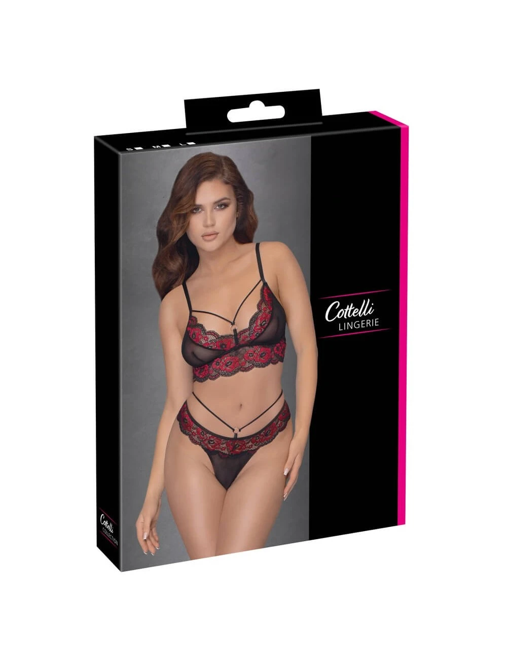 Ensemble Dentelle Rouge Cottelli Collection – Image 3