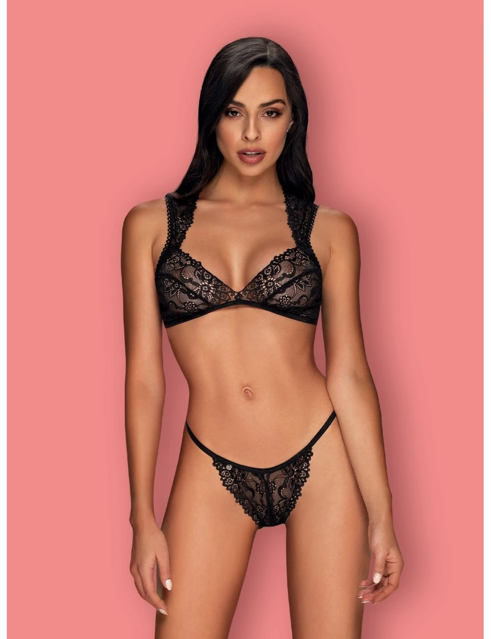 Obsessive Lingerie Ensemble Elisetta Noir Obsessive – Image 3