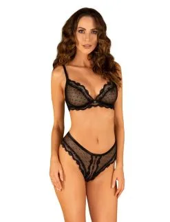 Obsessive Lingerie Ensemble Marrbel Noir OBSESSIVE