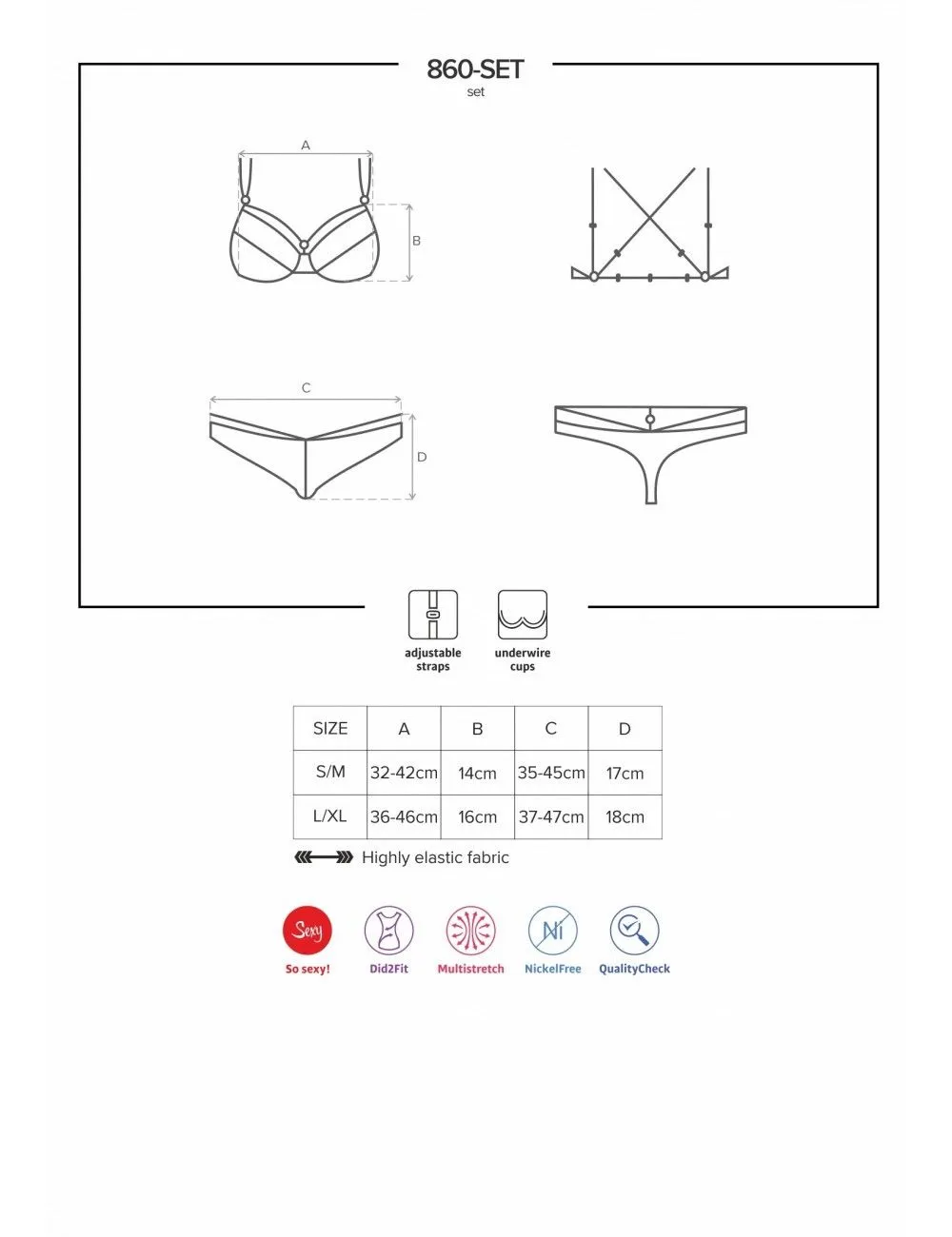 Obsessive Lingerie Ensemble Rouge 2 Pièces Poésie OBSESSIVE – Image 7