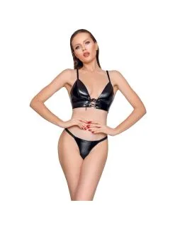 Ensemble Vinyle Laçage Victoria Black Level