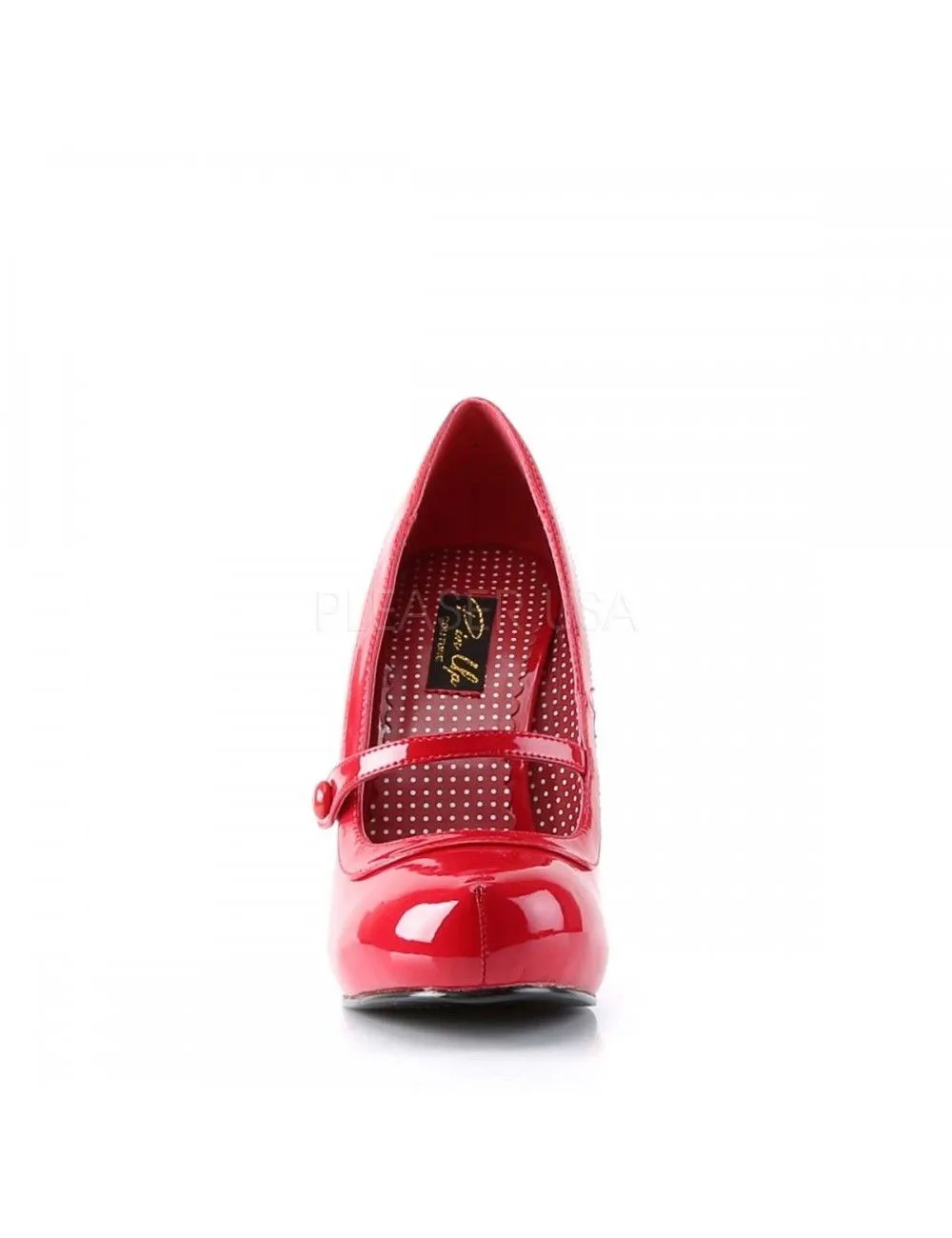 Pleaser USA Shoes Escarpins Chic Rouge Vernis & Bride PLEASER – Image 2