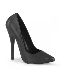 Pleaser USA Shoes Escarpins Domina Hauts Talons Noires Mat Pleaser