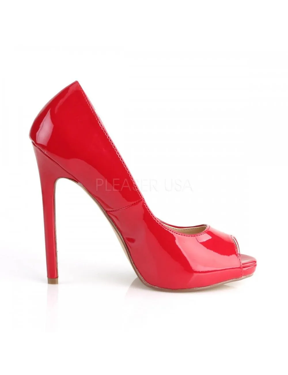 Pleaser USA Shoes Escarpins Sexy42 Rouge Pleaser – Image 5