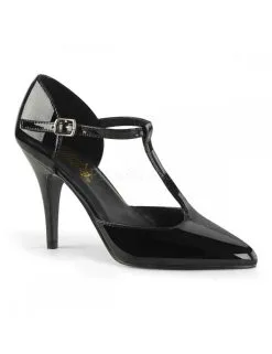 Pleaser USA Shoes Escarpins Talons Hauts Noir Brillant Vanity PLEASER