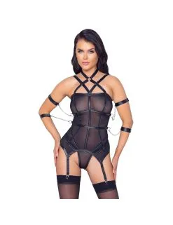 Cottelli Collection Guêpière Erotique Fine Résille Cottelli