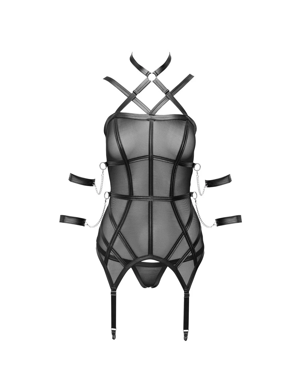 Cottelli Collection Guêpière Erotique Fine Résille Cottelli – Image 5