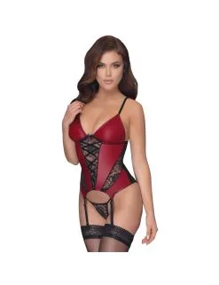 Guêpière Rouge Laque Cottelli Collection